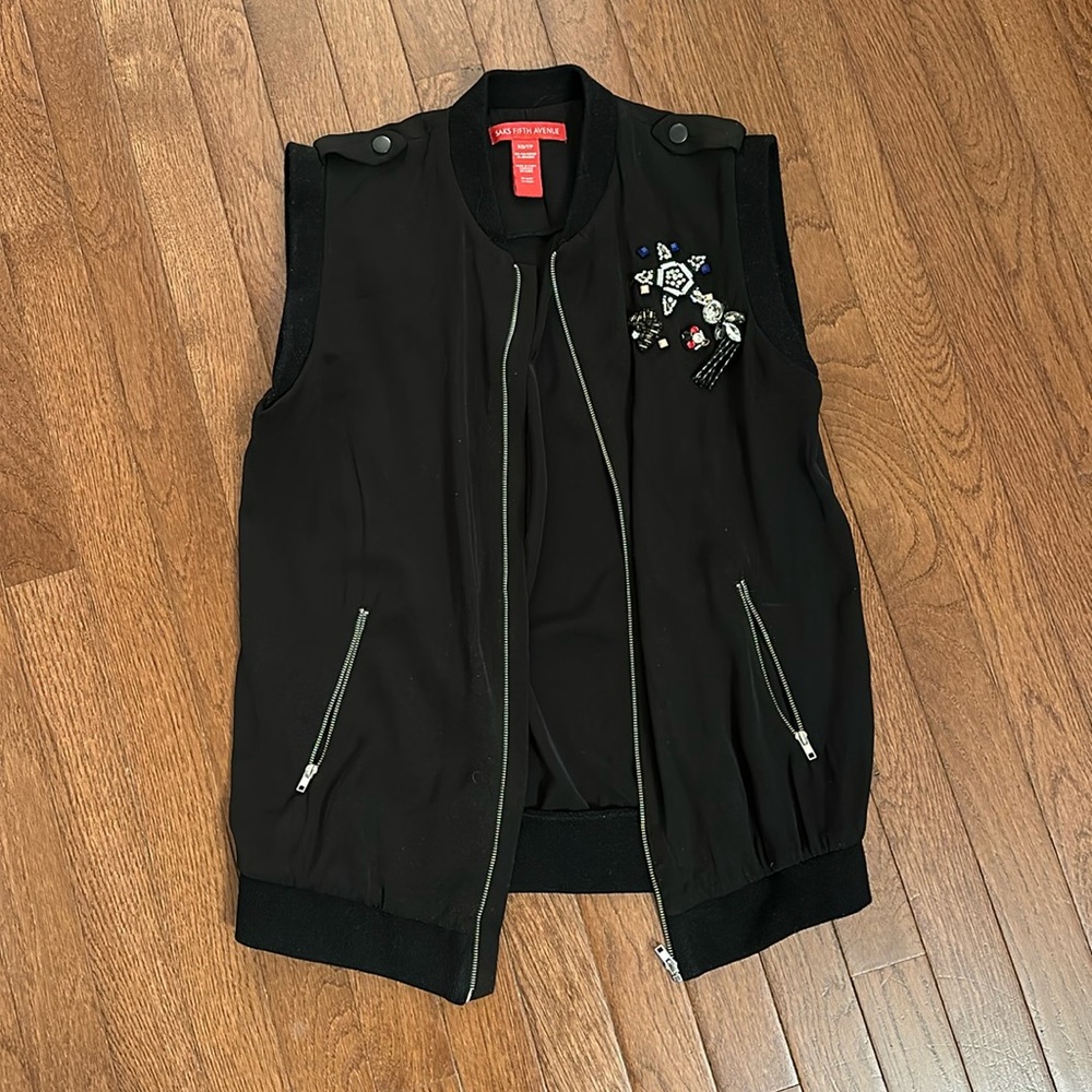 Vest Sacks fifth Avenue women size XS
